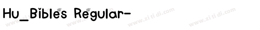 Hu_Bibles Regular字体转换